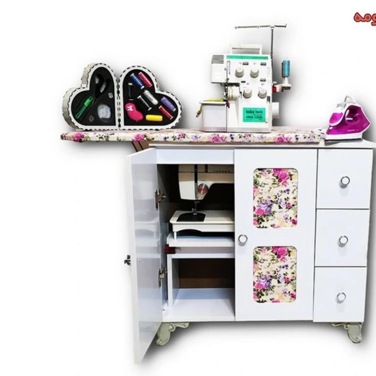 میز اتو وچرخ خیاطی صندلی دار