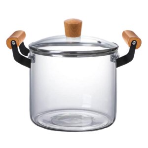 قابلمه پیرکس دسته بامبو