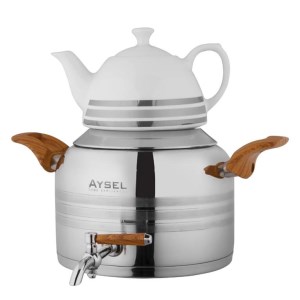 کتری قوری دسته چوب ایسل مدل 2004