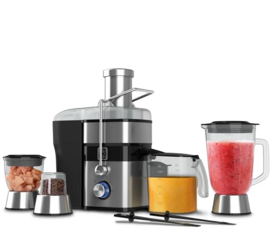 آبمیوه گیری 4 کاره آنالوگ استیل زنیت مدل 1404