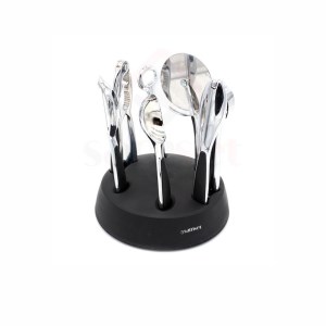 ست ابزار آشپزخانه 7 پارچه مشکی ریور مدل 8472